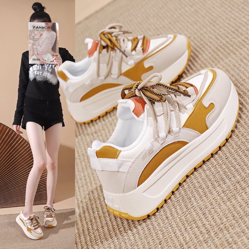 Ins Korean version new dad shoes for women 2024 autumn student running sports thick sole leisure street shot XM-SH203
