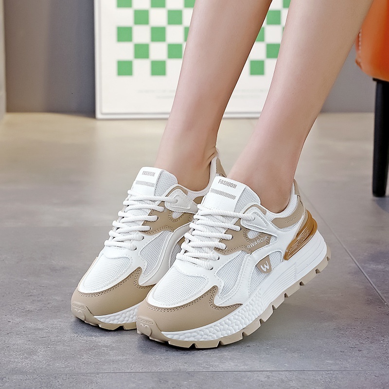 Showy Feet Little Dad for Women 2024 Spring New Explosive Street Increase Versatile Casual Sports Forrest Gump Shoes AD8802-1