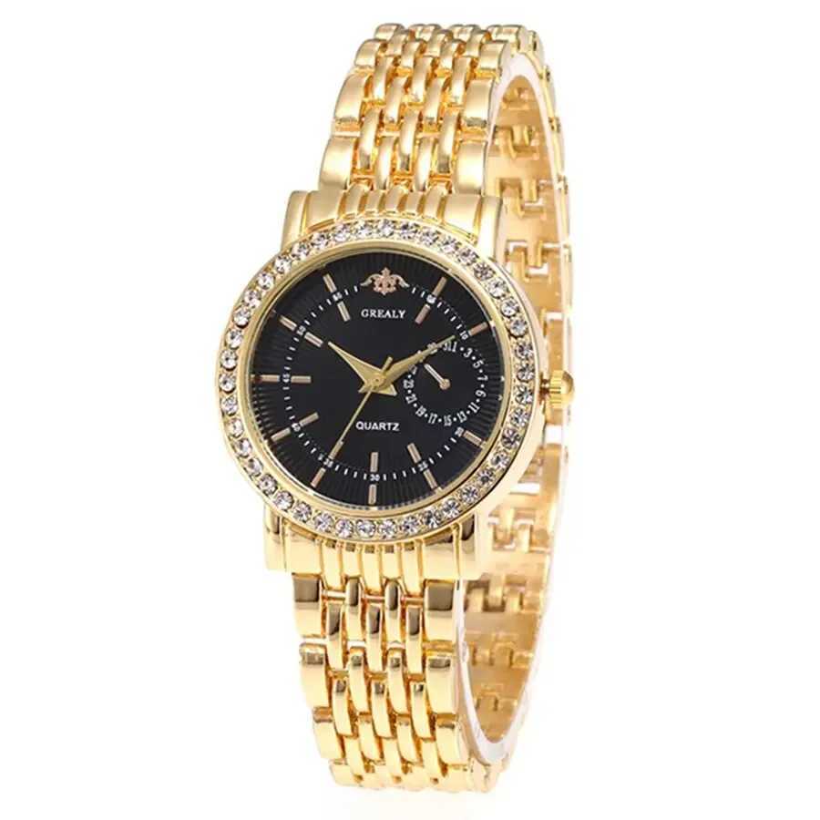 New Casual Watches Women Luxury Fashion Lovers Watch Rhinestone Stainless steel Quartz Watch Men Women Gift Business WristwatchX240920