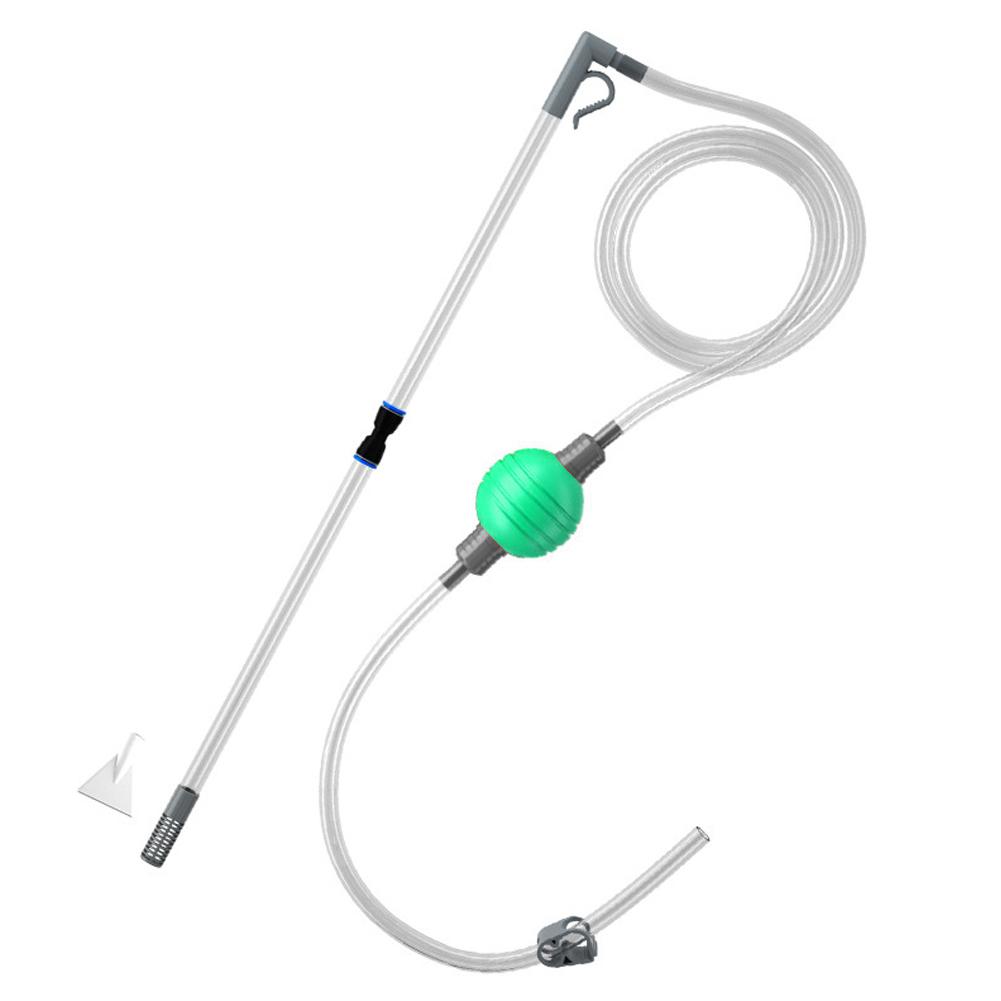 Aquarium Fish Tank Water Changer Air Pump Cleaning Gravel Filter Pump Tools Nozzle With Siphon Vacuum New Cleaner Aquarium S1J7