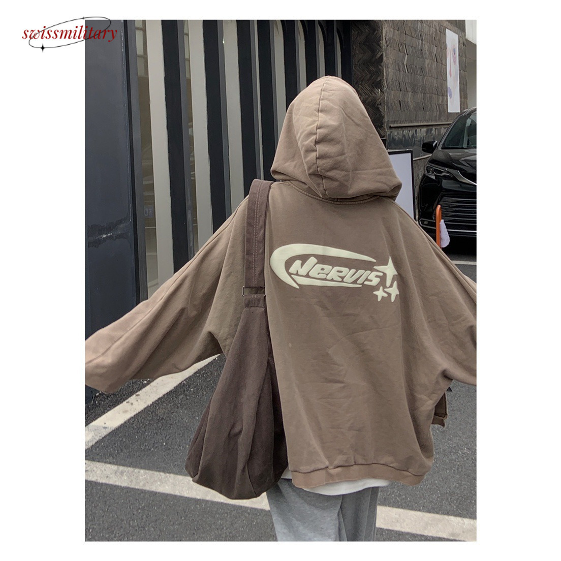 2024 New Coffee Single Shoulder Crossbody Dumpling Bag Canvas Women's Bag, Small and Lazy Style #26 Swissmilitary