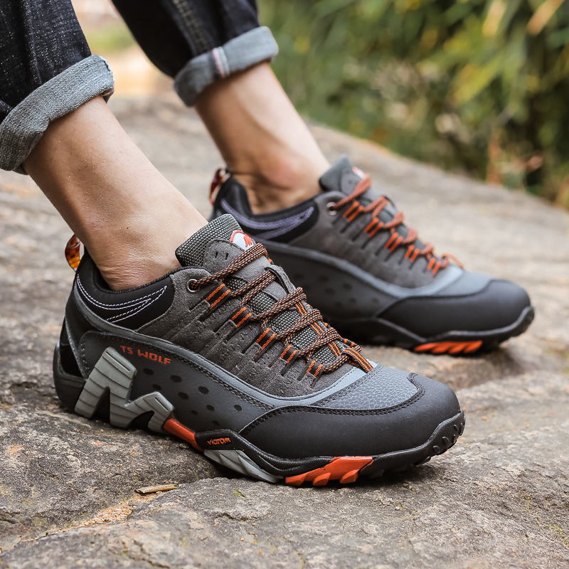 Men's Shoes: Non-Slip Hiking Sneakers, Waterproof Outdoor Trekking hot New Shoes for Couples, Breathable Sneakers Men, Lightweight Sport Camping 
