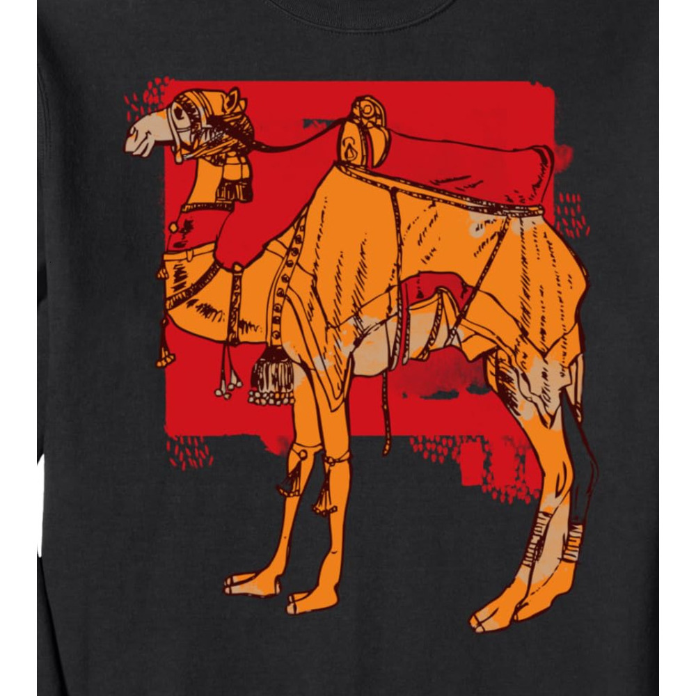 Long Sleeve Shirts for Men sweatshirt Ancient Camel On Arabian Night Funny Hump Day Gift Sweatshirt T shirt Tee Streetwear Casual tops clothes