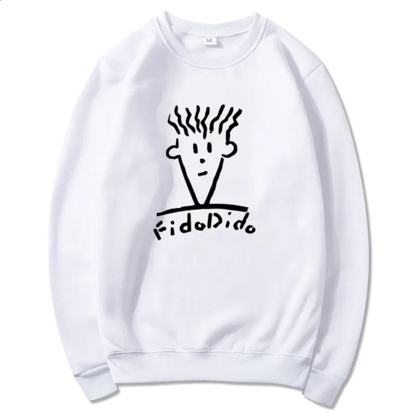 Autumn and Winter Casual Fashion Round Neck Sweatshirt Printed Streetwear Mens Fido Dido Drink Clothes 240918