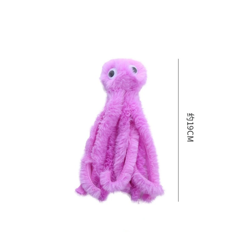 Cat toy Cute octopus plush toy bite resistant teeth interactive play pet supplies