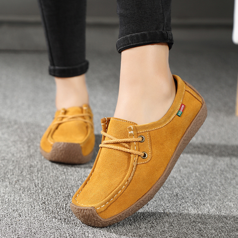 Flats Women Sneakers 2023 Autumn New Comfortable Female Casual New Walking Footwear Fashion Large Size Loafers Shoes ba07
