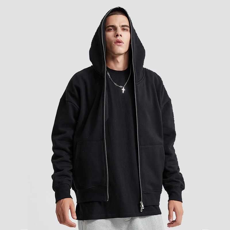 Customized Zipper Hoodie Mens Personalized Printed Sweatshirt Design Your Own/Pattern Y2K Street Clothing Zipper Jacket Coat W240919