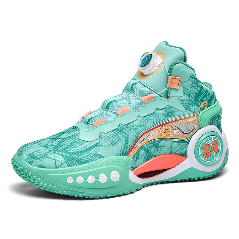 New Trend Couples Basketball Shoe Designer Outdoor Sport Shoes Men Quick Lacing Basketball Boots Boys Designer Gym Shoes For Men