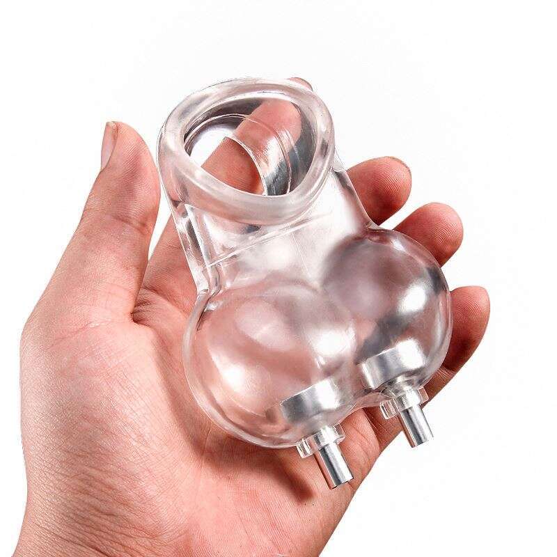 Electro Shock Penis Ring Chastity Cage Medical Sex Toys For Men Scrotum Sleeve Ball Stretcher Electric Cock Cage Erotic
