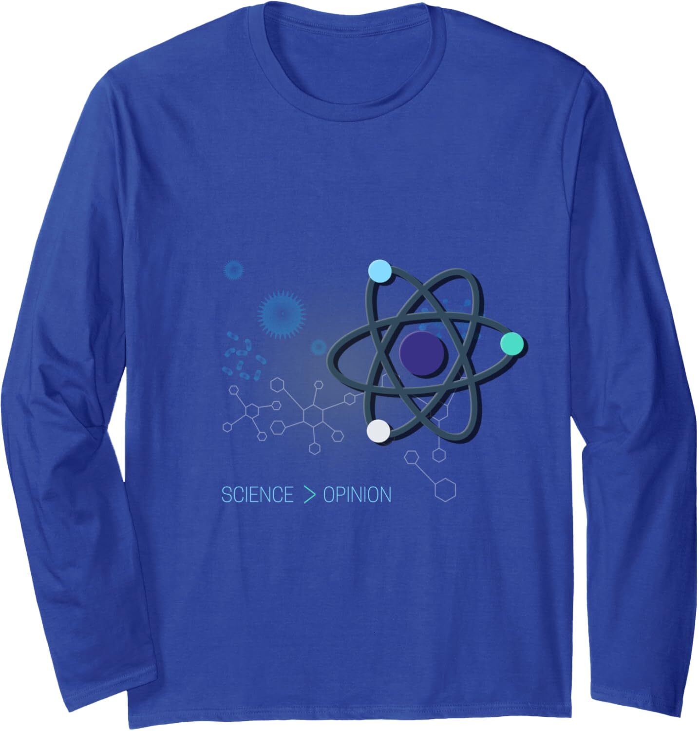 2025S Fashion Designer Shirts For Men Sweatshirt Science Is Greater Than Nion Funny Atom Geek Gift Long Sleeve Tee Streetwear Casual Tops Clothes
