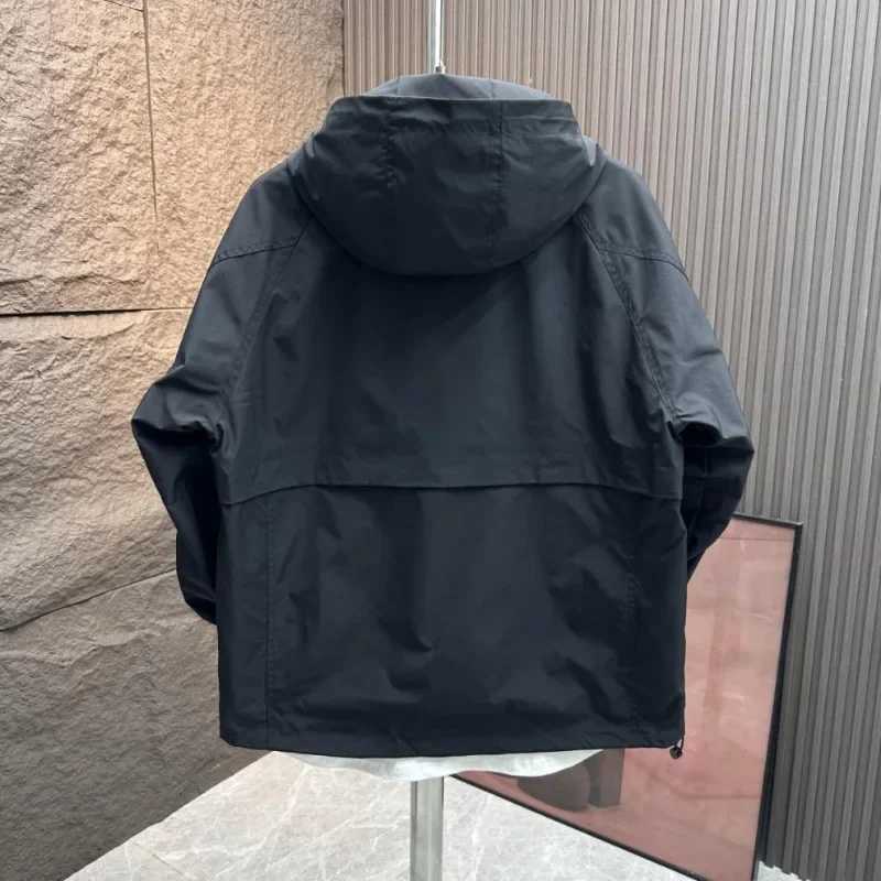 Spring Autumn Men Windproof jacket Waterproof thick coat personality customization Fleece Outdoor Sports Hiking Jacket M240919