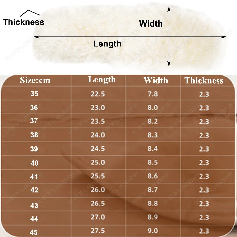 Natural sheepskin heating pad is used for warm and thick cashmere feet winter template warm and plush insole pad 240919