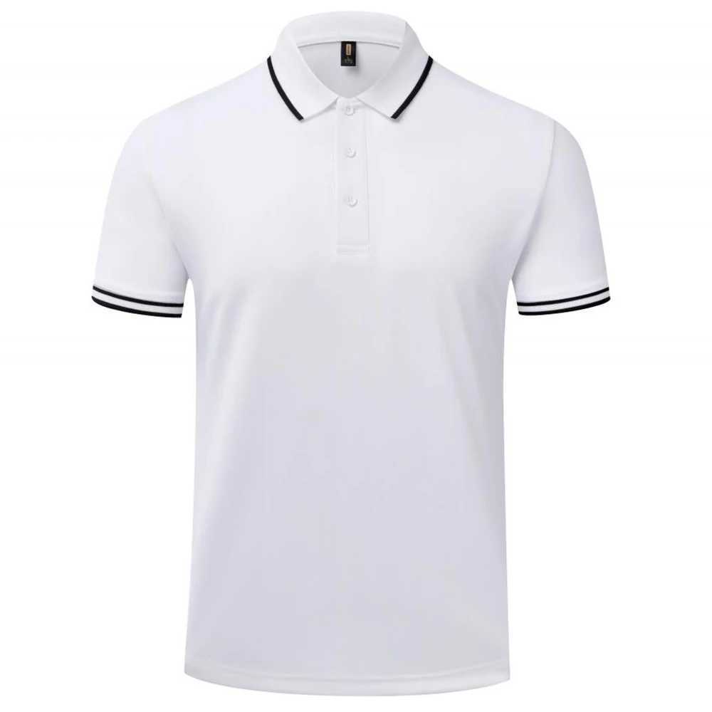 High Quality Business Stripe Polo T Shirt Men Bulk Wholesale Fashion Comfort Colors Collar T Shirt Chemise Polo T-shirt For MenX240920