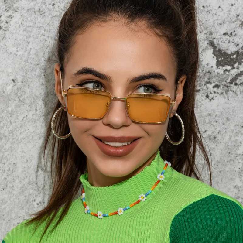 Classic Square Steampunk Sunglasses Luxury Brand Designer Men Women Retro Rectangle Punk Metal Frame Sun Glasses UV400X240920