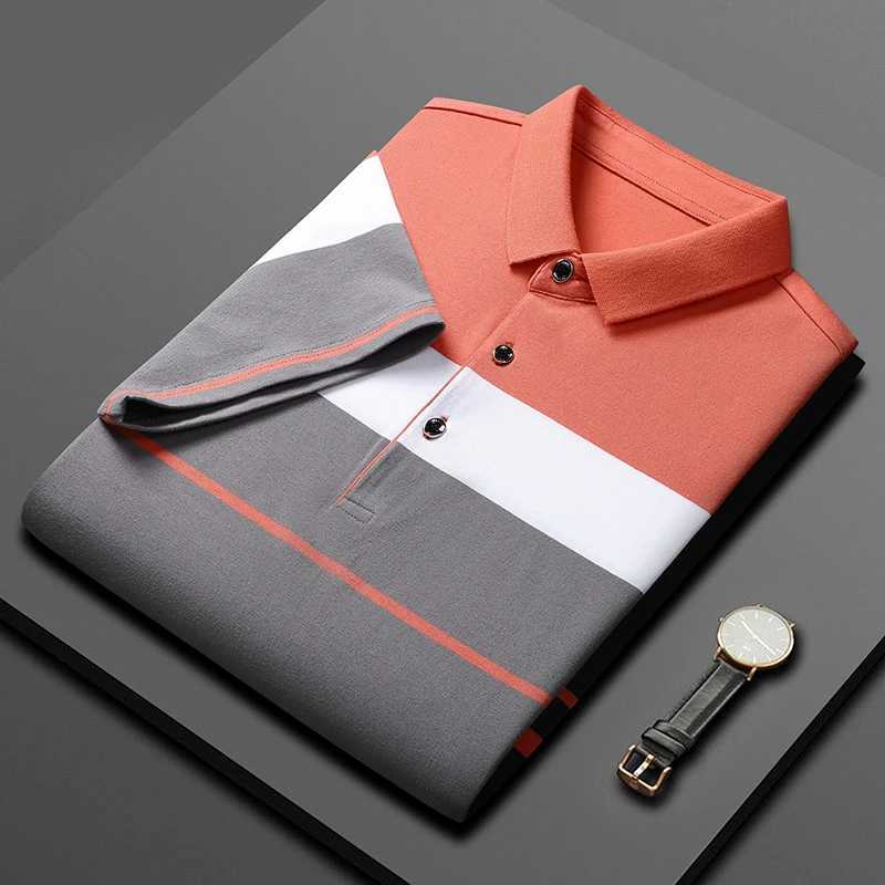Top 95% Cotton New Brand Designer Polo Shirt Man Summer Stripe Regular Short Sleeve Business Casual Top Fashion Clothing Man2024X240920