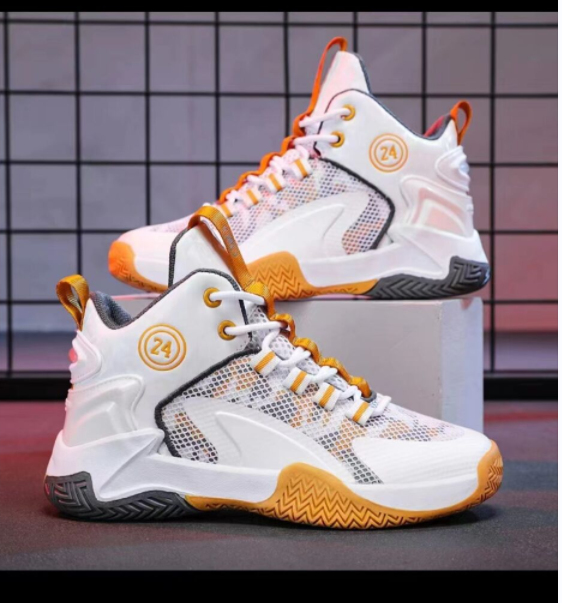 Explosive Children's Basketball Shoes Sports Shoes Trend Summer Trend Niche Design Comfortable Wear-resistant Mesh Surfacet