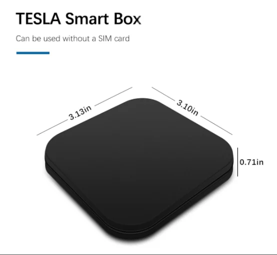 Car Wireless AI Box for Tesla Model 3 Y X S - Supports CarPlay & Android Auto with OTA Updates