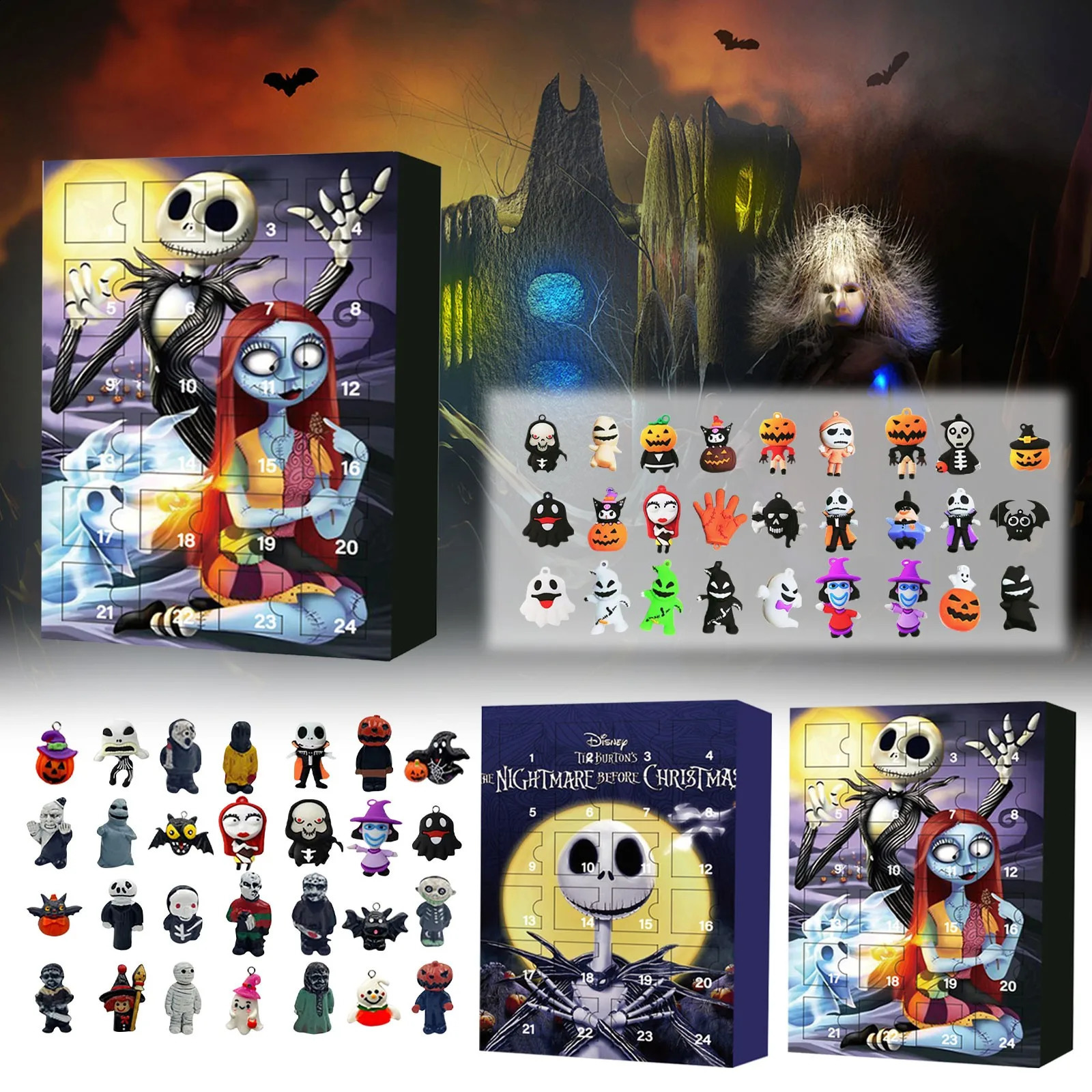 Fashion Blind Box Exquisite Calendar Stone Blind Box Halloween Childrens Gift 240914