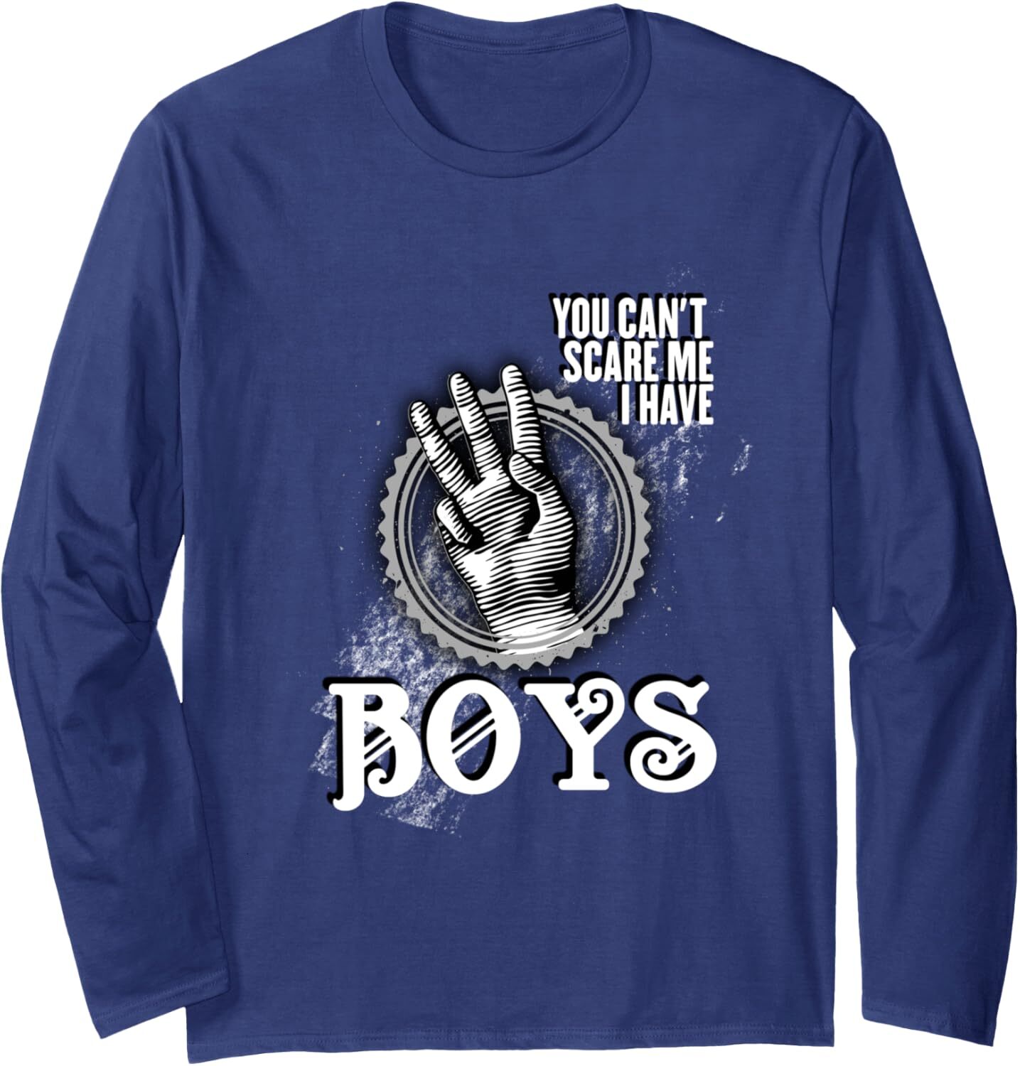 Long Sleeve Shirts for Men sweatshirt I Have Three Boys Funny Cool Parent Father Mom Gift Long Sleeve Tee Streetwear Casual tops clothes trend