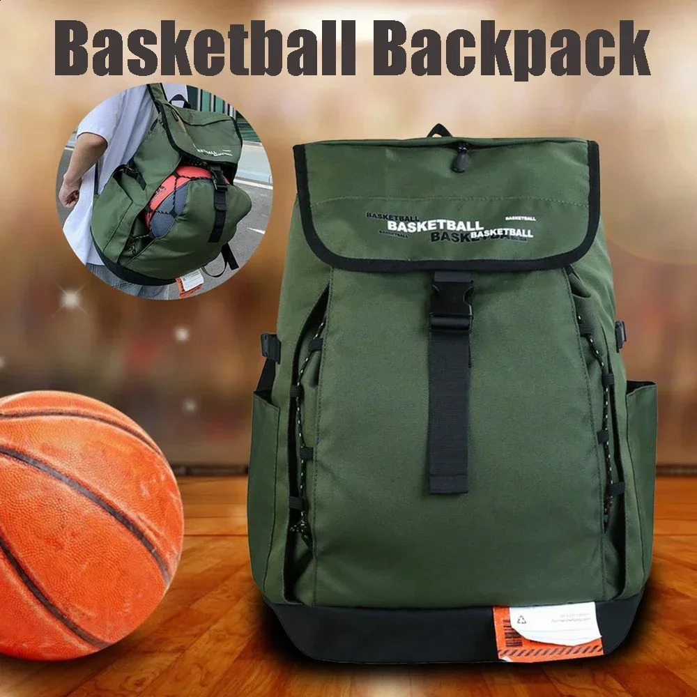 basketball sports backpack mens bag large capacity gym with sneakers company 240911