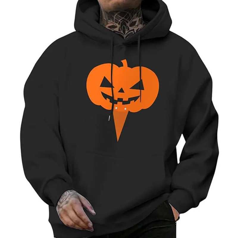 Men Print Hoody Halloween Hoodies Funny Pumpkin Pattern Unisex Sweatshirt Autumn Harajuku Y2K Teens Aesthetic Clothing Y240920