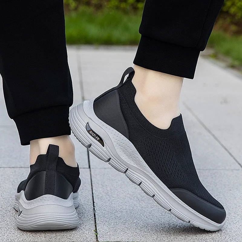 Men's Casual Sneakers Breathable Slip-On Sports Shoes Outdoor Comfort - New Hot Lightweight & Stylish For 2024