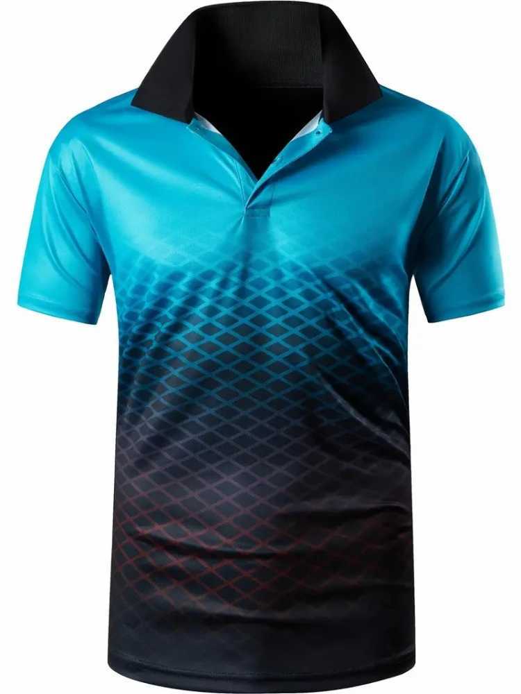 Mens Summer Quality Polo Shirt Trendy Matching Colour Printed Plus Size Mens Shirt Sports Sweat Absorbent Quality TopsX240920