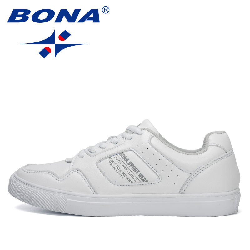 2023 BONA New New Designers Ladies Flat Skateboarding Sneakers Soft Casual Platform Women Lightweight Breathable Walking Shoes d170