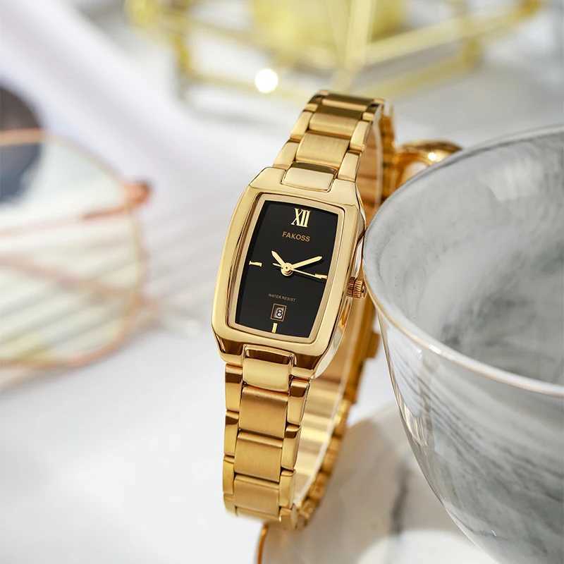 WWOOR Elegant Womens Watch Fashion Stainless Steel Waterproof Ladies Quartz Wristwatch Luxury Bracelet Watches Date Reloj mujerX240920
