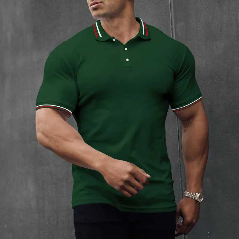 Mens Summer Cotton POLO Shirt TopsX240920