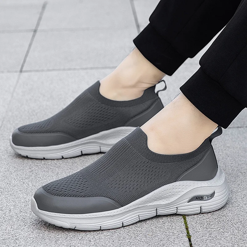 Men's Casual Sneakers Breathable Slip-On Sports Shoes Outdoor Comfort - New Hot Lightweight & Stylish For 2024