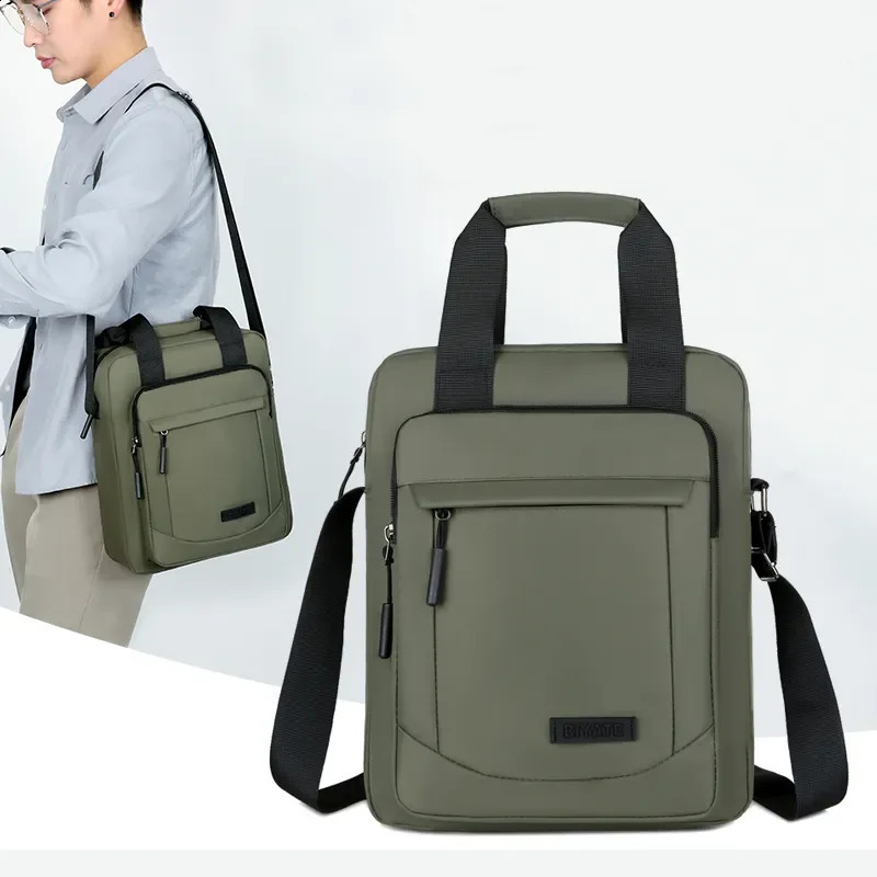 Business work mens bag wallet sports travel cross body shoulder nylon leisure messenger outdoor handbag 240919
