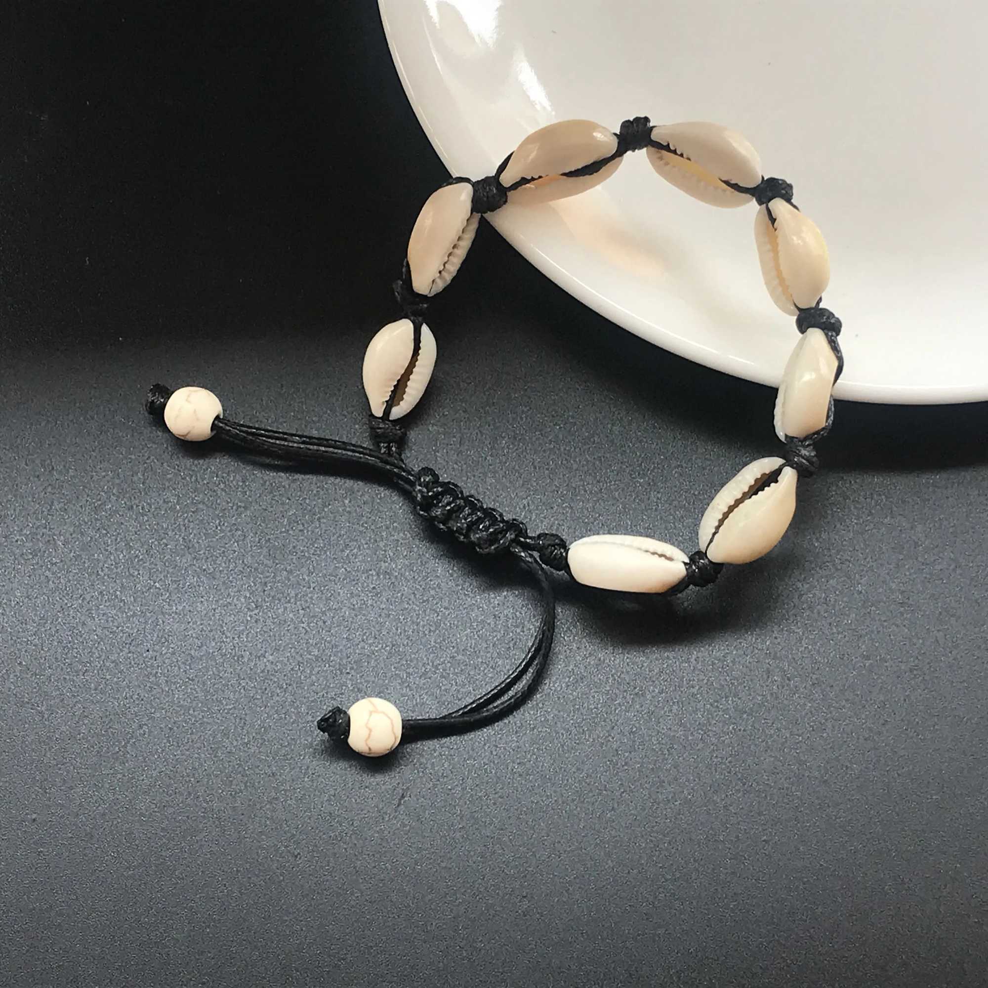 Anklets for Women shell Foot Jewelry Summer Beach Barefoot Bracelet ankle on leg Ankle strap Bohemian Accessories shell anklets Y240920