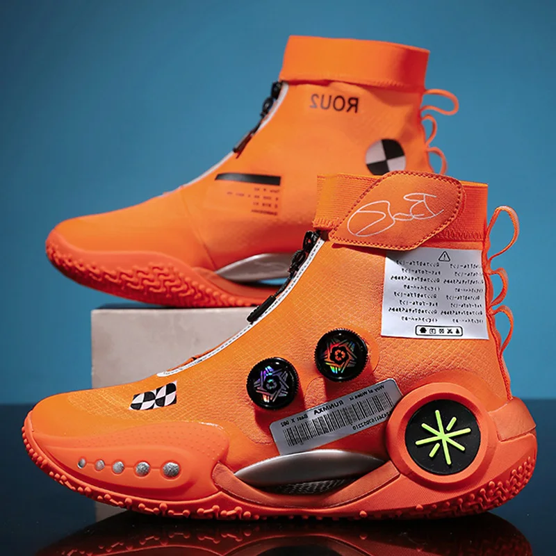 Brand Sneakers Hip-hop High-top Men Basketball Kids Women Designer Basket Boots Fashion Street Style Sports Shoes