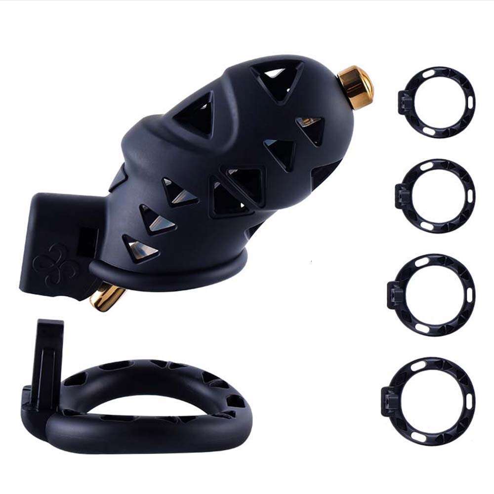 Rattlesnake BDSM Cock Cage Wearing plug Support Belt Catheterize Captivity Penis Chastity Cage For man