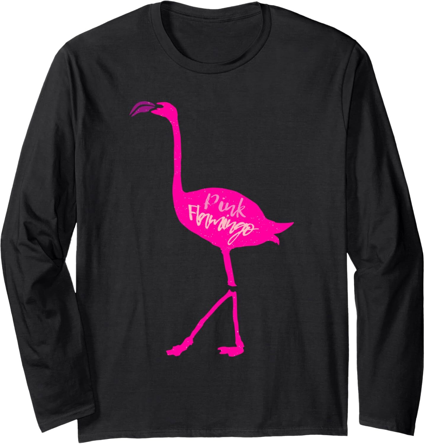 Long Sleeve Shirts for Men sweatshirt Beautiful Pink Flamingo Cute Summer Time Gift Long Sleeve Tee Streetwear Casual tops clothes