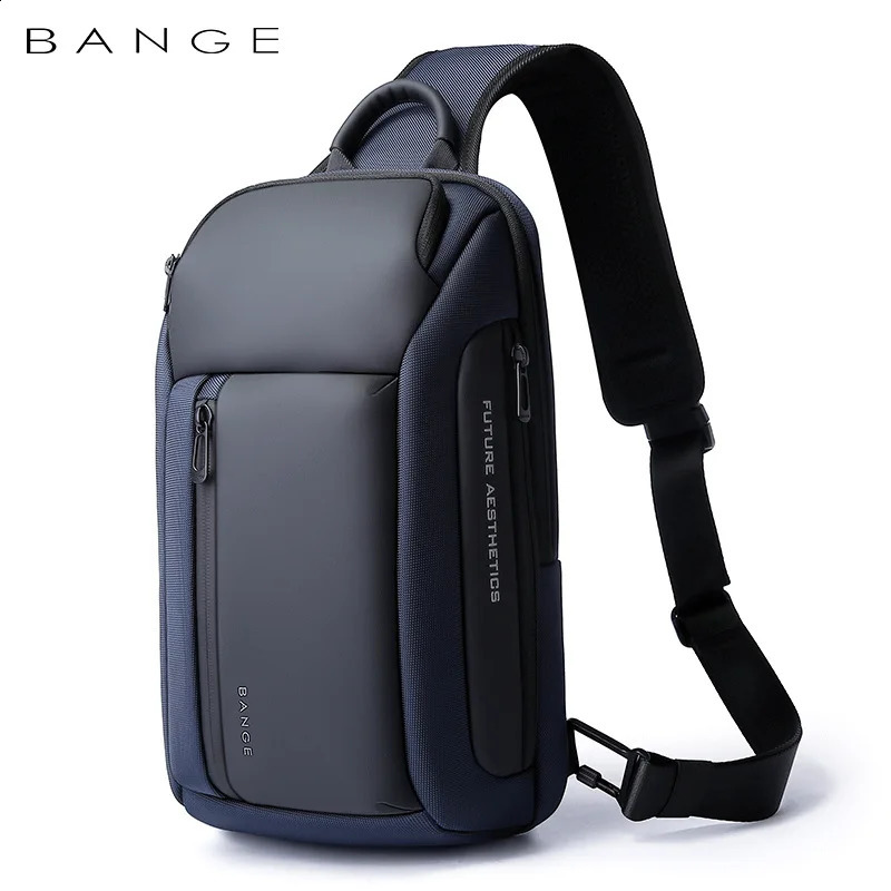 Bange Oxford Fashion Waterproof Chest Bag Cross Body Mens Model Casual Shoulder Large Capacity 240919