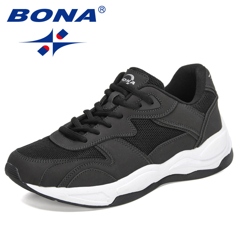 2022 BONA New Designers New Trendy Running Fashion Outdoor Sports Athletic Men Walking Shoes Light Sneakers Man Footwear a834