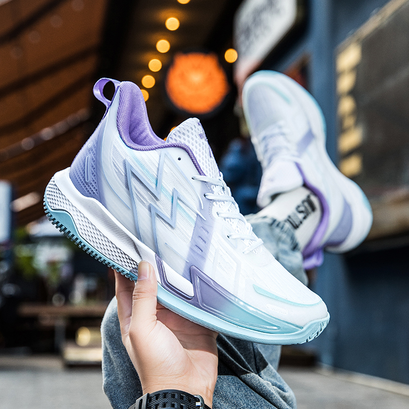 2024 Basketball Shoes Low Top Men's Wear-resistant New Youth Professional Guard Actual Combat Shock Absorption Sports Shoes