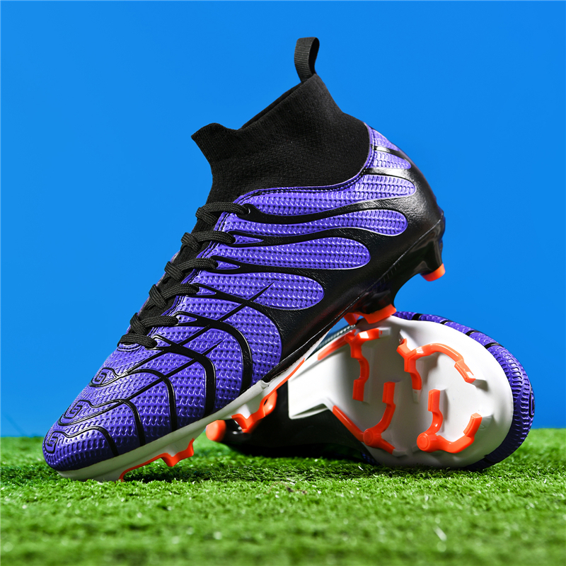 Professional Men Football Boots Training Soccer Cleats Kids Boys Football Shoes Unisex Sneaker Wholesale Outdoor Ultralight