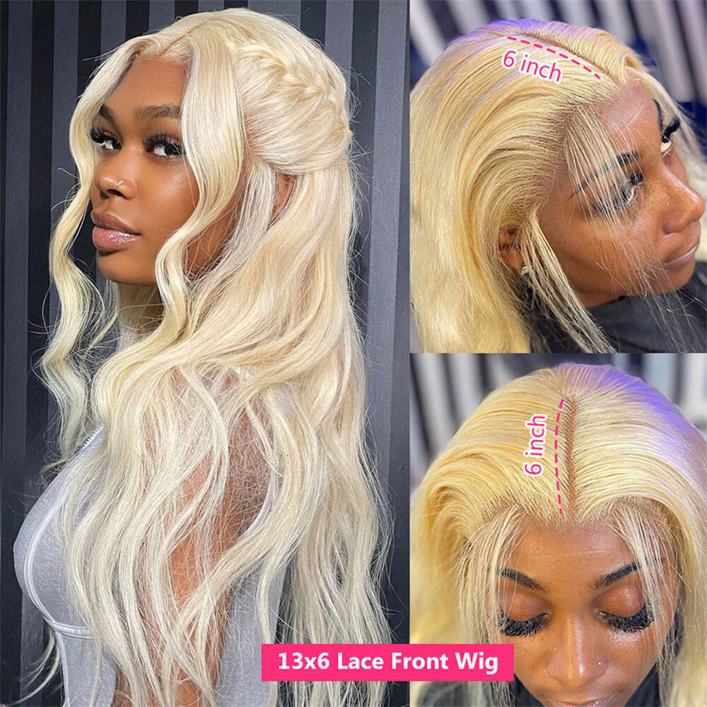 613 Honey Blonde 13x6 Hd Front Human Hair Wigs Brazilian Body Wave Transparen Colored 13x4 Lace Frontal Wig For Women