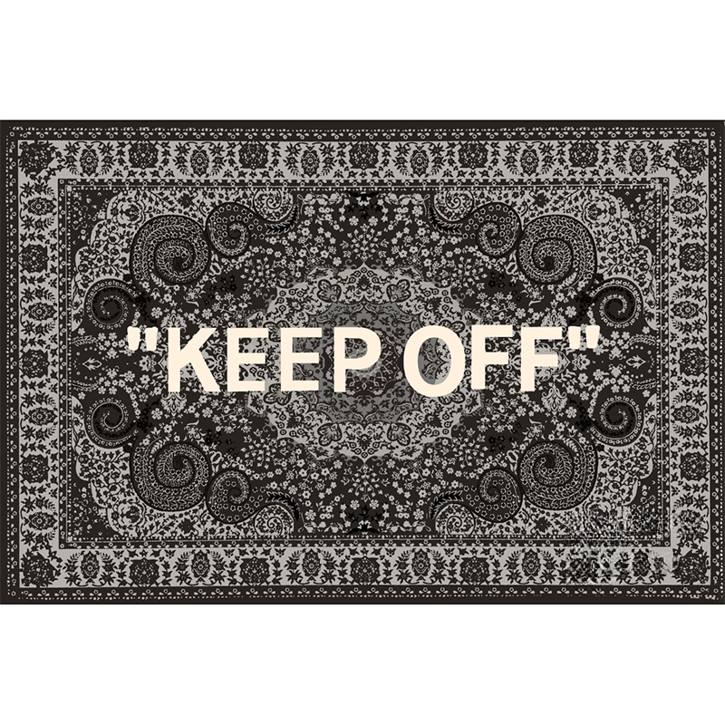 KEEP OFF Rug Cashew Flower Classic Paisley Cashmere Large Carpet Hypebeast Decor Parlor Bedroom Playroom Artistic Premium Floor Mat