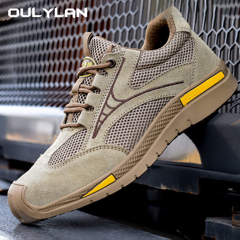 Male Safety Shoes Work Sneakers Indestructible Work Safety Boots Winter Shoes Men Steel Toe Shoes Sport Safty Shoes