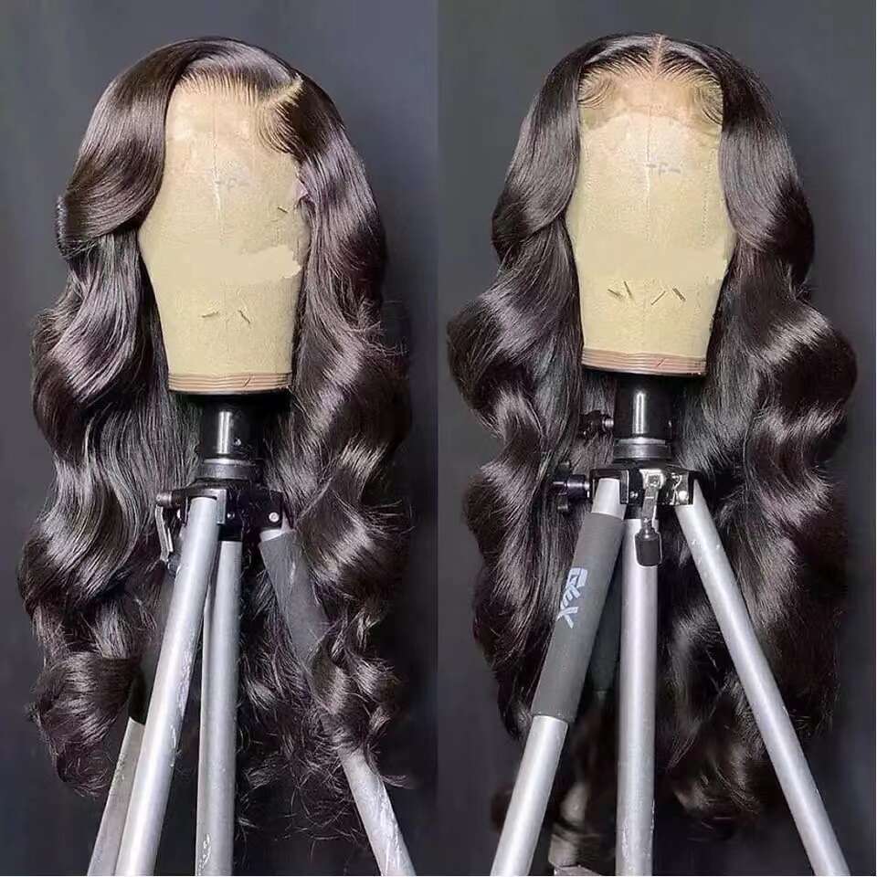 New lace South African wig, women's long curly hair, big wavy wig
