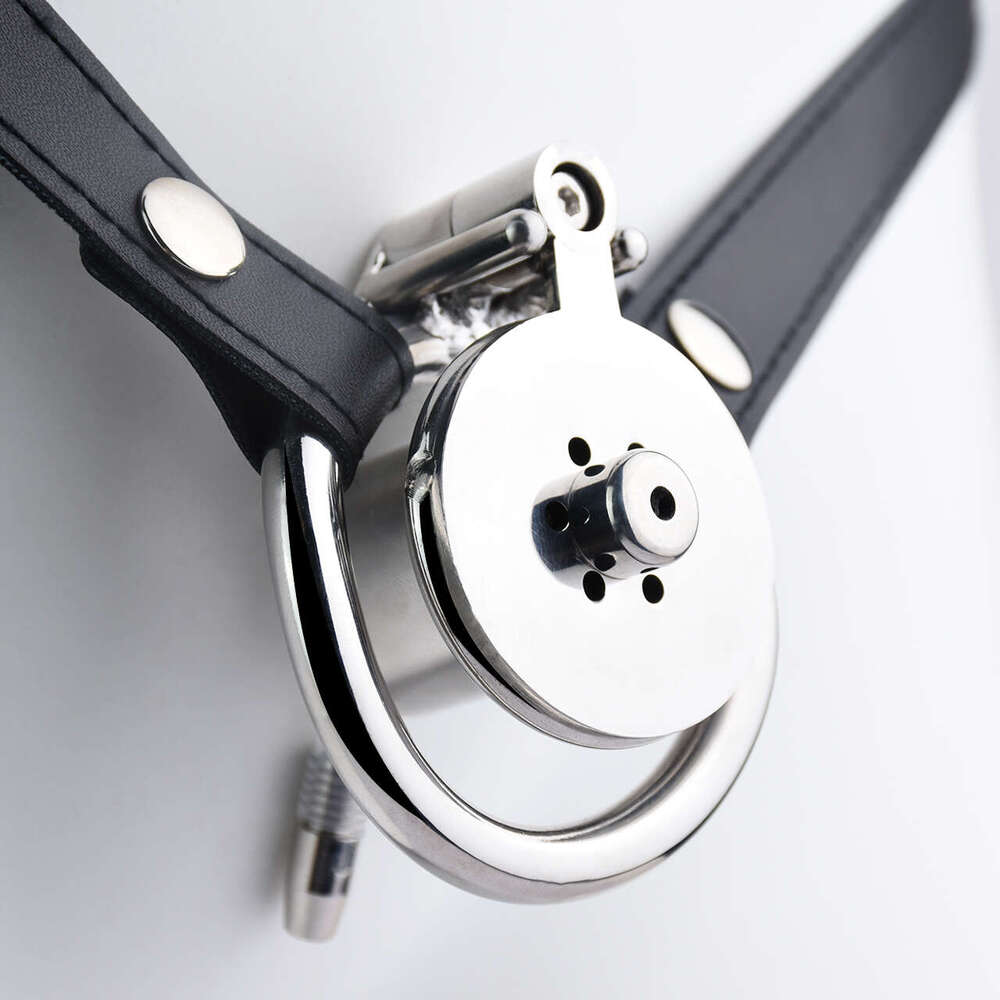 FRRK stainless steel wearable chastity cage Inverted Urethral Chastity Cage Device with Dildo Adult Penis Plug Bondage Sex Toys