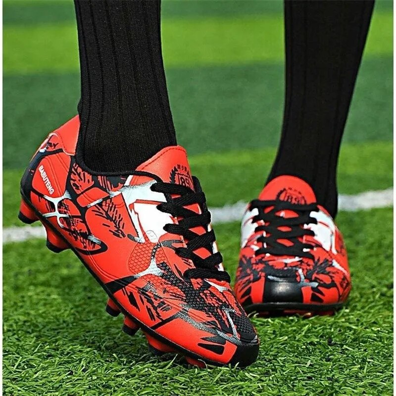 Kid's Football Boots AF/FG Soccer Cleats High Quality Breathable Training Grass Sneaker