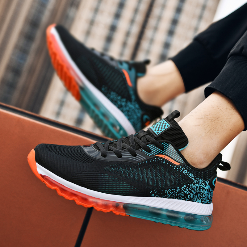 Mens Sneakers 2023 Top Quality Outdoor Running Shoes Men Air Cushion Breathable Comfortable Sports Non-slip Training Fiess 48