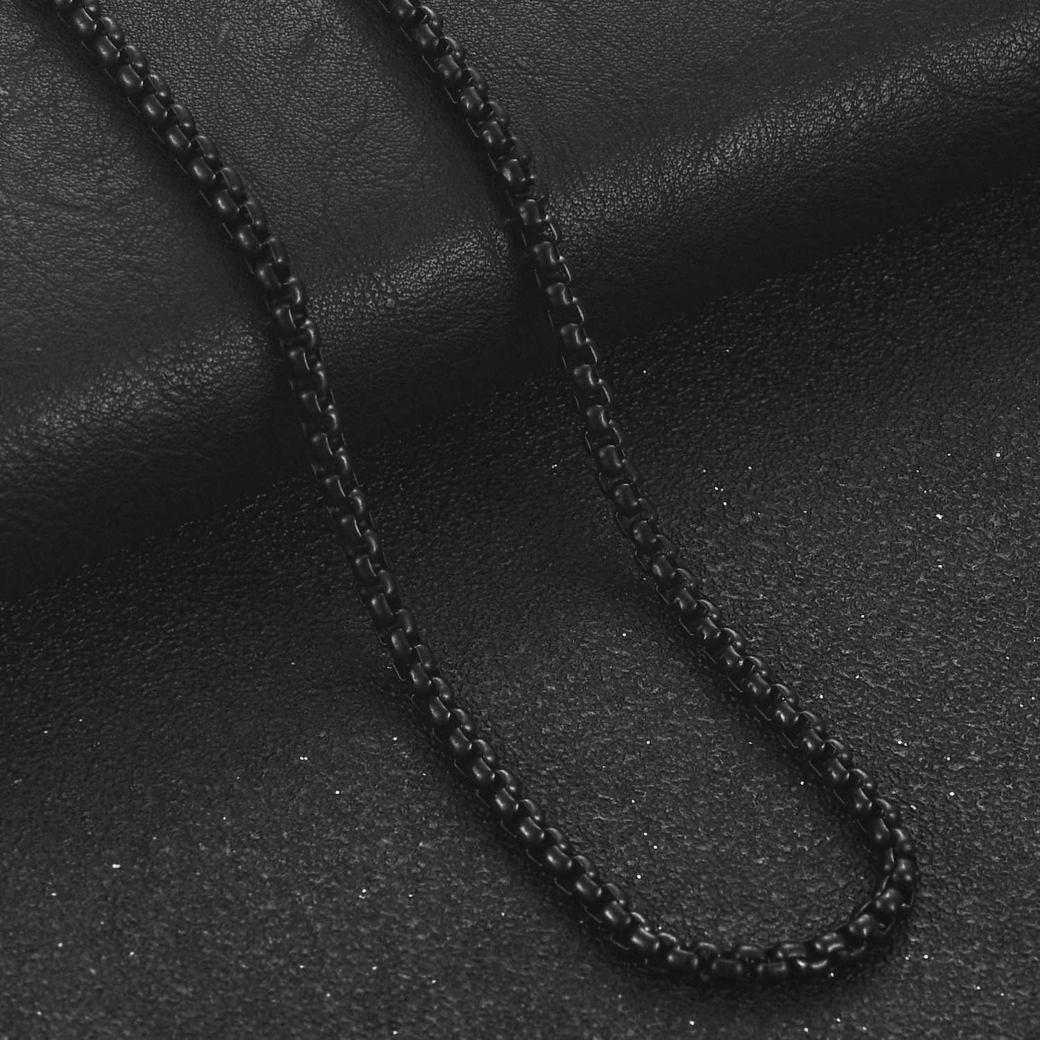 2/3/4/5mm Mens Jewelry Accessories Box Chain Stainless Steel Necklace Choker for DIY Pendant Women Gift StatementX240919