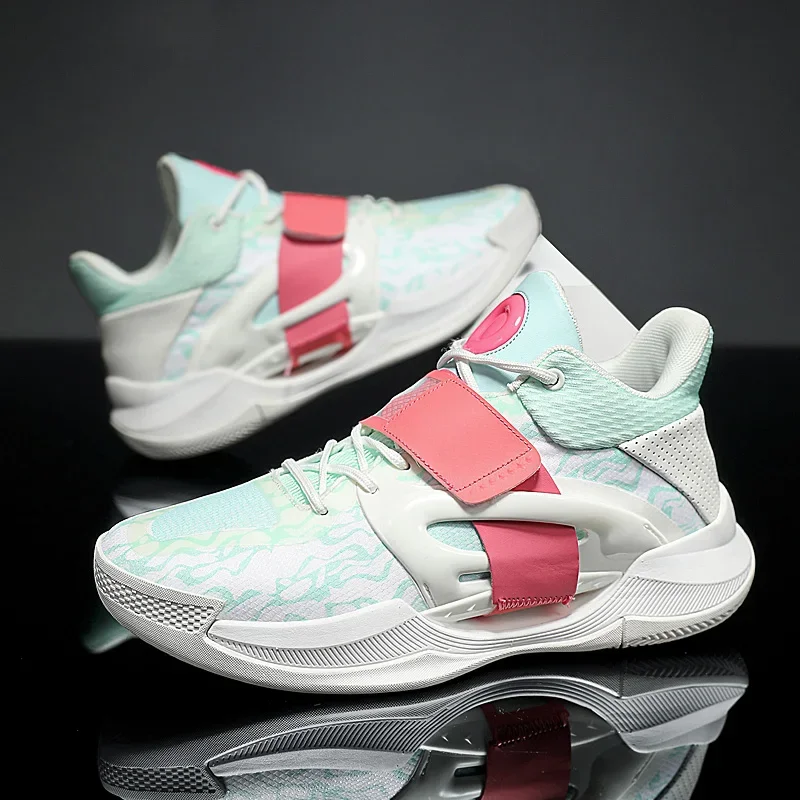 Glowinthedark Basketball Shoes Fashion Trend Casual Sports Shoes Comfortable and Durable Lightweight Nonslip Breathable Material