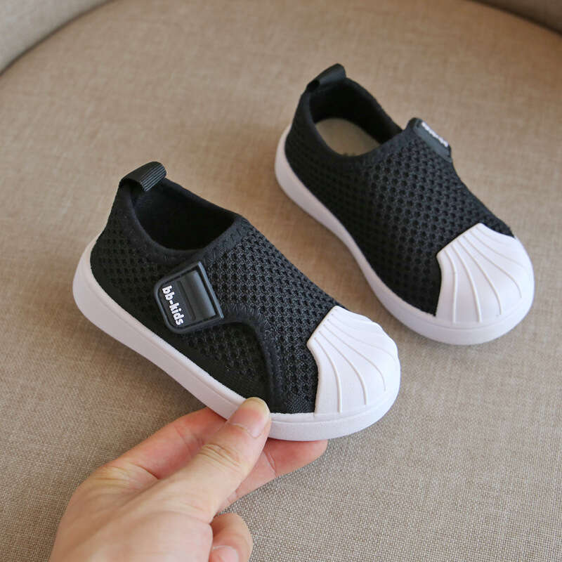 Boy Sport Spring Autumn Allmatch Tennis Casual Comfortable Girl Soft Soled Skate Shoe Shell Head Kid Shoe